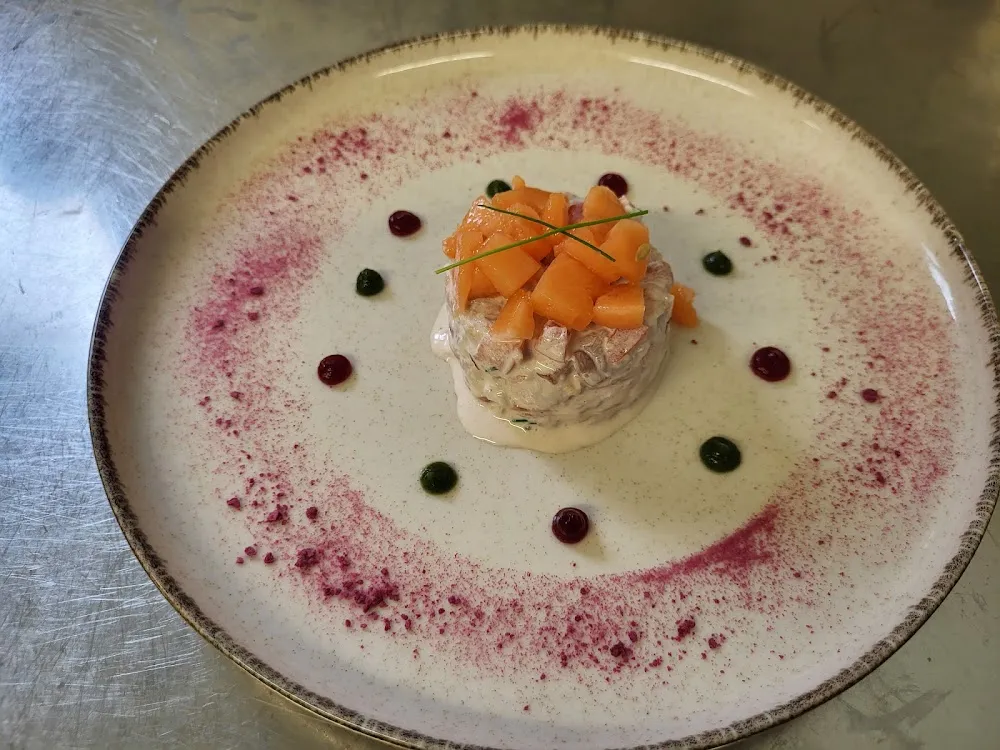 Tartare de Jambon Cru Et Concassée de Tomate Melon